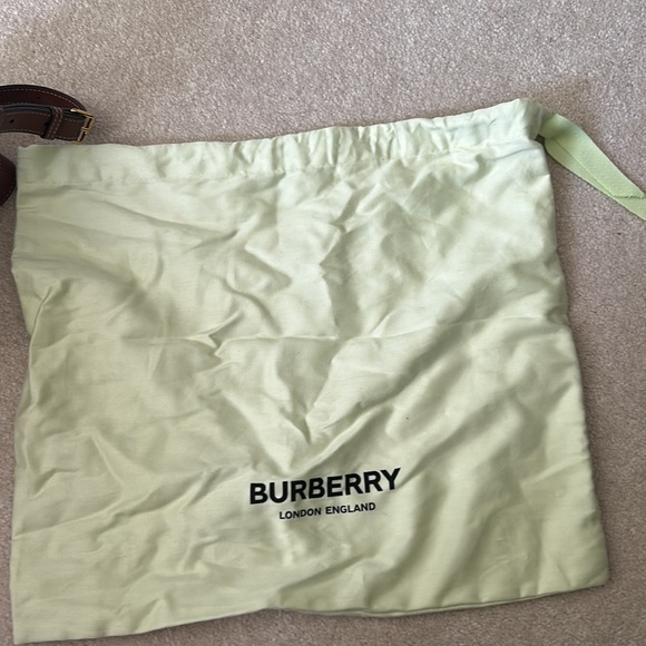 Burberry Mini Title Vintage Check
Double Handle Leather & Canvas Bag - Picture 7 of 7